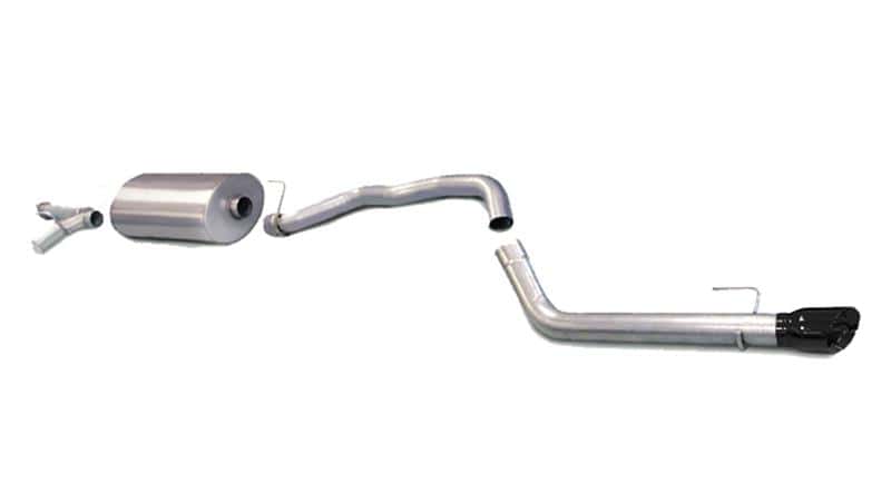 CORSA Performance — Corsa 2008-2017 Toyota Sequoia 5.7L V8 Touring Cat-Back Exhaust w/Black 4in Tip
Exhaust - view 2
