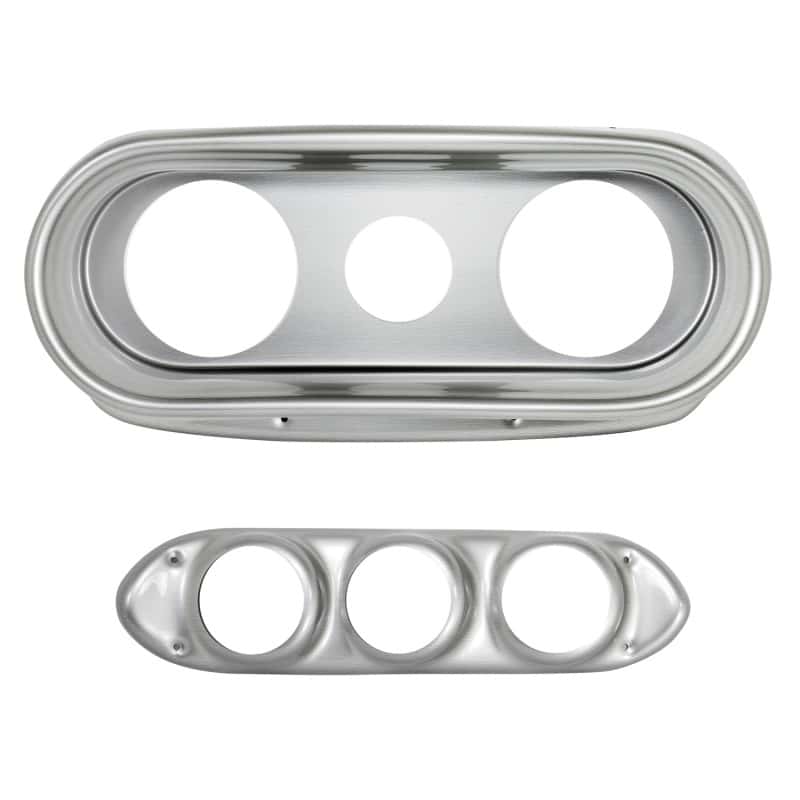 AutoMeter — Autometer 62-65 Chevy Nova (Fits 2 3-3/8in.& 4 2-1/16in. Instruments) Gauge Mount Direct Fit Silver
PANEL, NOVA 62-65 (2 - view 1
