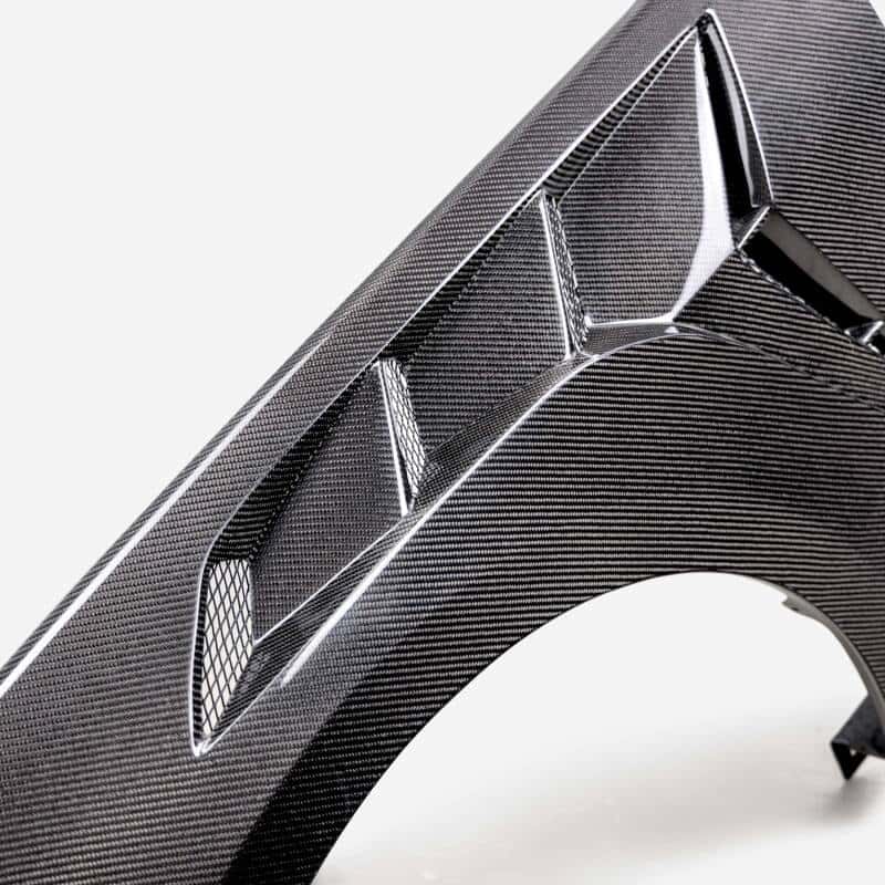 Anderson Composites — Anderson Composites 2024 Ford Mustang Type-GTD Carbon Fiber Fenders - view 5