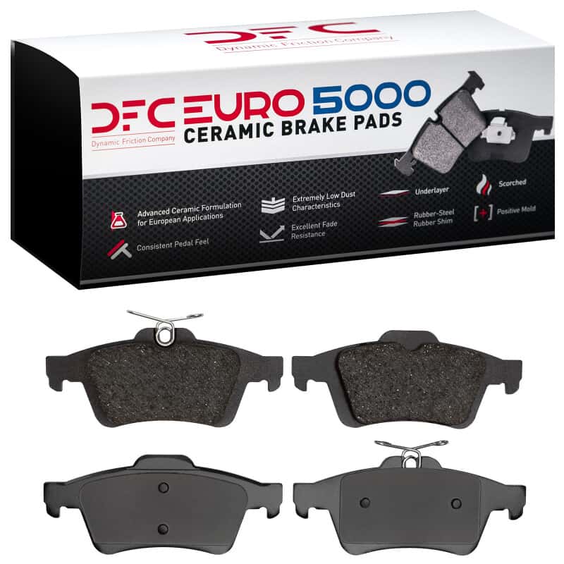DFC — DFC 03-23 Cadillac BLS (Mexico) Rear Euro 5000 Ceramic Brake Pads
DFC Brake Pad Set - view 1