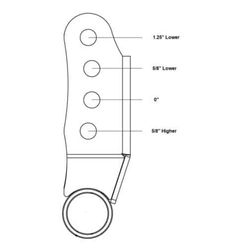 Ridetech — Ridetech 2015+ Ford F-150 2WD/4WD Adjustable Rear Shackles
Rear Shackles F150 - view 3
