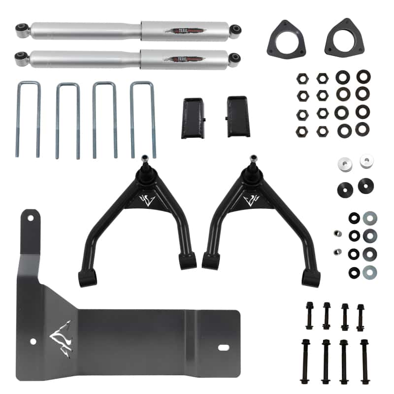 Belltech — Belltech 07-13 Chevrolet Silverado / GMC Sierra 1500 4WD 4in Suspension Lift Kit w/ Shocks
LIFT KIT - view 2