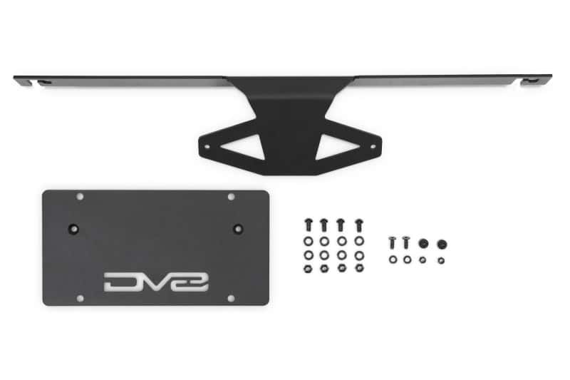 DV8 Offroad — DV8 Offroad 2021 Ford Bronco Capable Bumper Slanted Front License Plate Mount
License Plate Mount - view 14