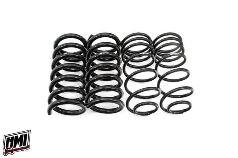 UMI Performance — UMI Performance 82-92 GM F-Body Lowering Spring Kit 1in-1.5in lowering
1"–1.5" lowering Kit - view 1