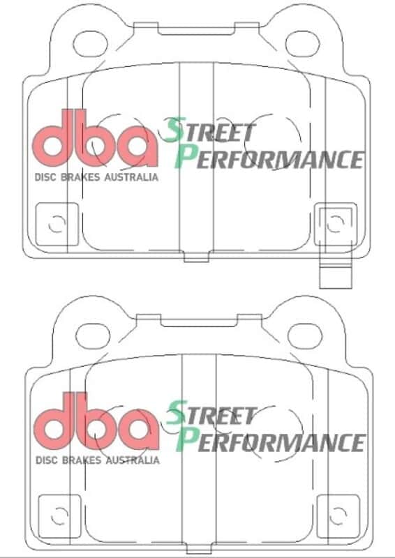 DBA — DBA 08-14 Mitsubishi EVO SP500 Rear Brake Pads
Brake Pad - view 1
