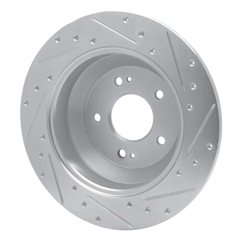 R1 Concepts — R1 15-20 Kia SORENTO Rear Left Drilled & Slotted Silver Brake Rotor
R1 Brake Rotor Drill - view 4