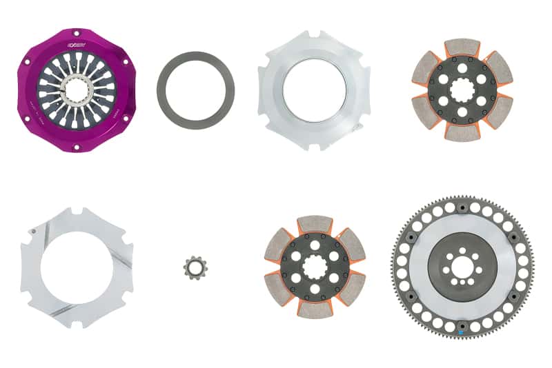 Exedy — Exedy 2008-2015 Mitsubishi Lancer Evolution GSR L4 Hyper Compe-R Twin Cerametallic Clutch Rigid
Hyper Compe Series
Clutch Kit - view 3