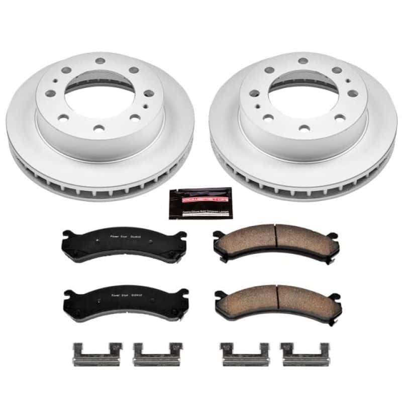 PowerStop — Power Stop 00-05 Cadillac DeVille Front Z17 Evolution Geomet Coated Brake Kit - view 1
