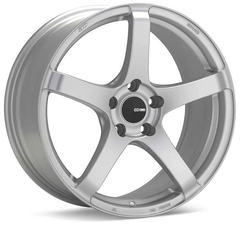 Enkei — Enkei Kojin 18x9.5 30mm Offset 5x114.3 Bolt Pattern 72mm Bore Dia Matte Silver Wheel - view 2