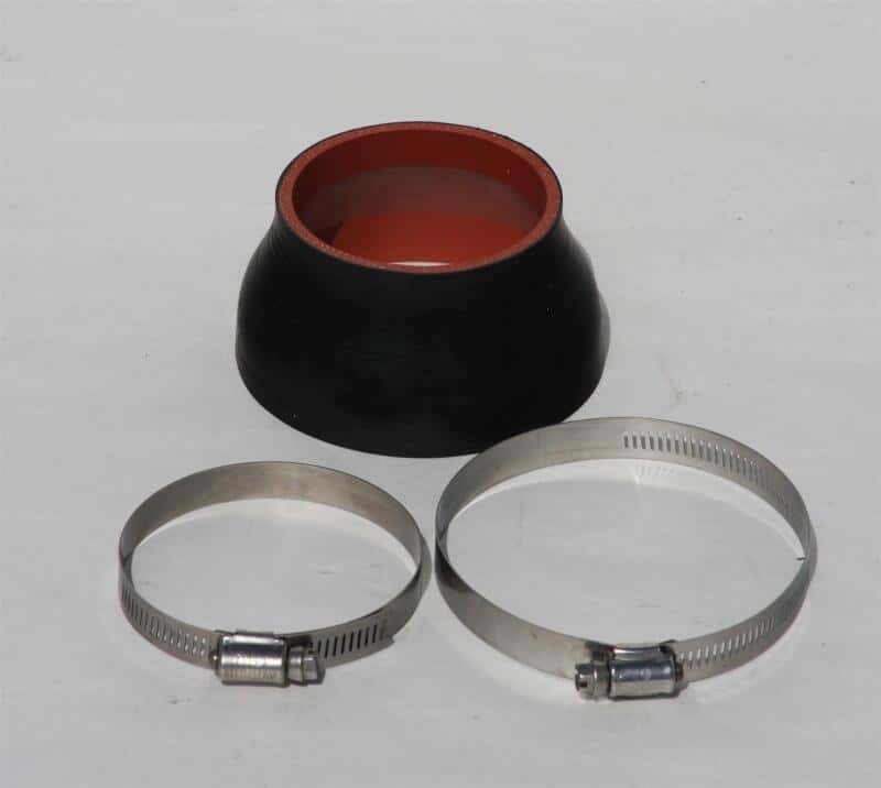 Granatelli Motor Sports — Granatelli 4in-3.5in Silicone Reducer Sleeve w/Clamps
Exhaust Pipe Adapter - view 1