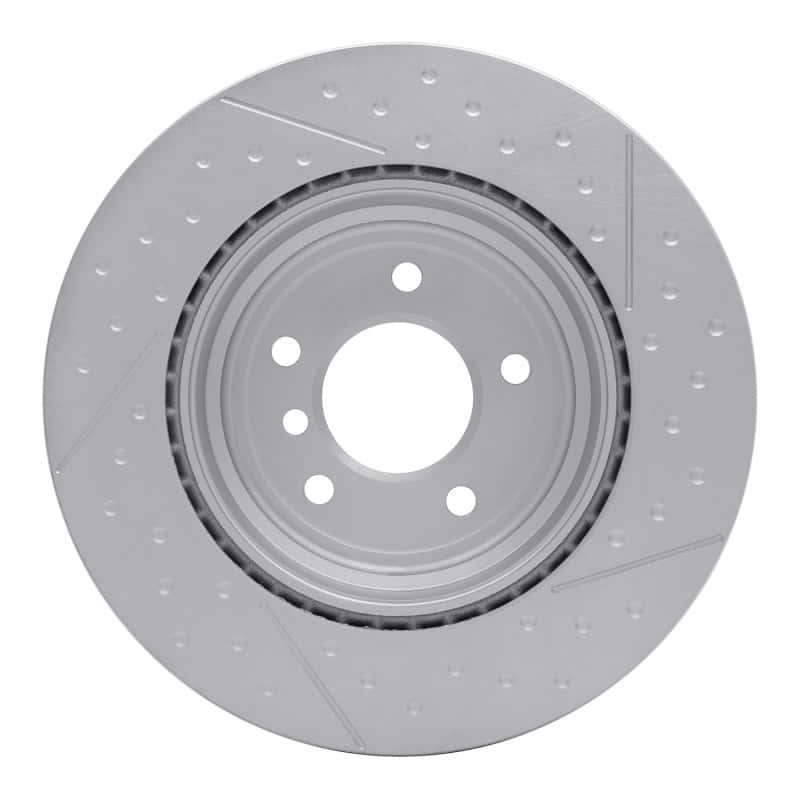 DFC — DFC 06-13 BMW 330i Rear GeoSPEC Coated Rotor - Dimpled and Slotted
DFC Brake Rotor - view 5