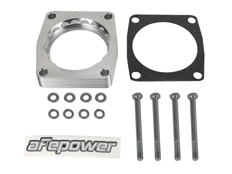 aFe — aFe Silver Bullet Throttle Body Spacer TBS 17-19 Nissan Patrol (Y61) I6-4.8L
Throttle Body Spacer - view 5