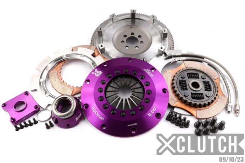 XCLUTCH — XClutch 07-17 Mitsubishi Lancer EVO X 2.0L 8in Twin Sprung Ceramic Clutch Kit
Clutch Kit - view 1