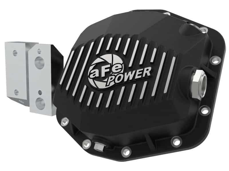 aFe — aFe Street Series Rear Differential Cover Black w/Machined Fins 20+ Jeep Gladiator JT (Dana M220)
Differential Cover - view 1