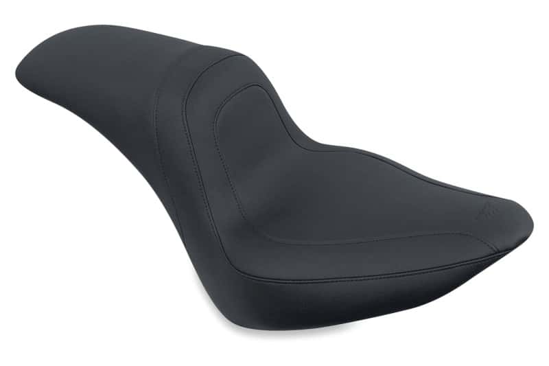 Mustang Motorcycle — Mustang 06-17 Harley Softail Wide Tire (200mm) Fastback 1PC Seat - Black - view 1