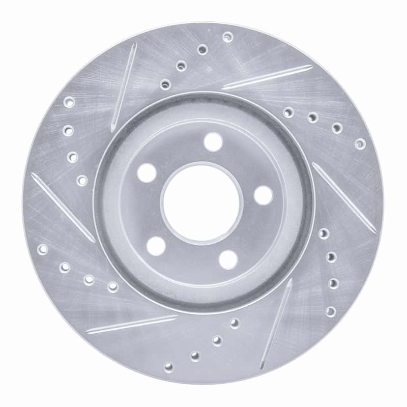 R1 Concepts — R1 03-09 Chrysler PT Cruiser Front Right Drilled & Slotted Silver Brake Rotor
R1 Brake Rotor Drill - view 5