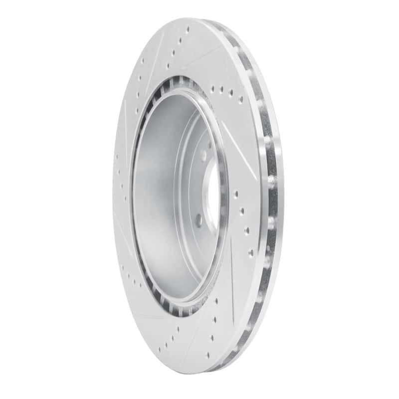 R1 Concepts — R1 08-15 Mitsubishi Lancer Rear Right Drilled & Slotted Silver Brake Rotor
R1 Brake Rotor Drill - view 4