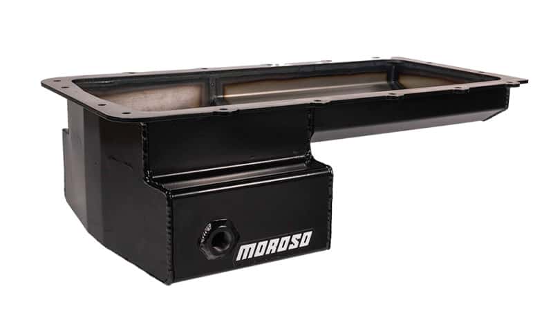 Moroso — Moroso Ford 5.0 Coyote (w/Front Sump) Road Race Baffled Wet Sump 7qt 6.25in Steel Oil Pan - view 2