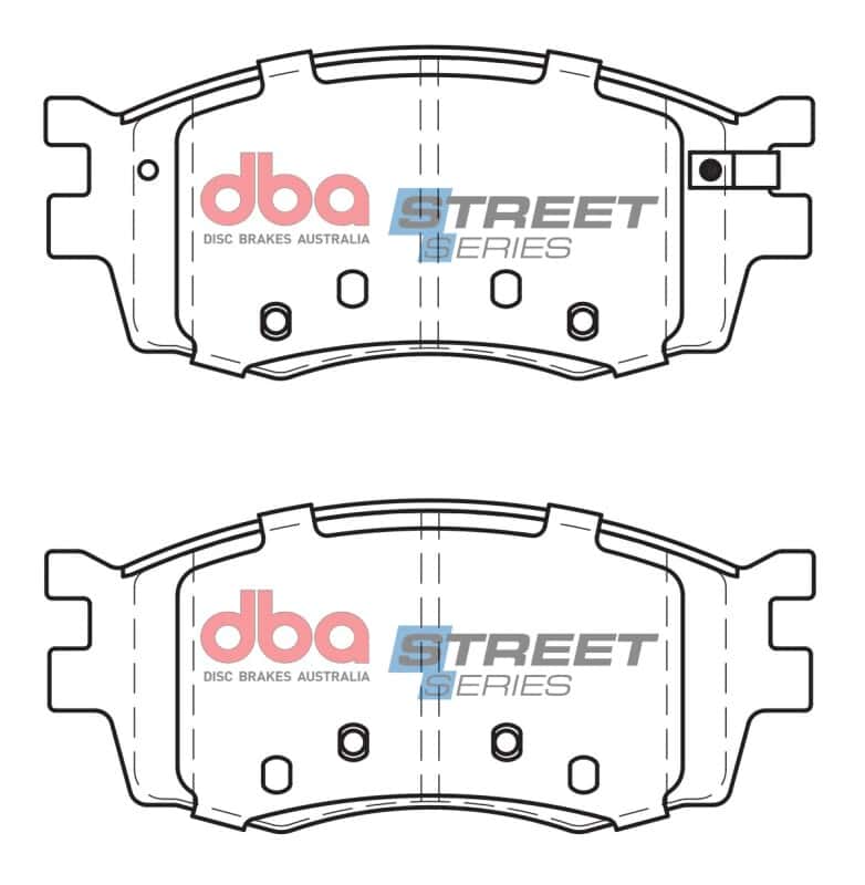 DBA — DBA 06-07 Hyundai Accent Street Series Front Brake Pads
Brake Pad - view 2