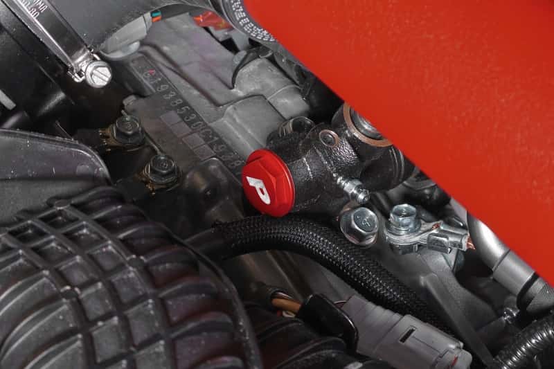 Perrin Performance — PERRIN 05-21 Subaru STI / 06-25 WRX / 05-09 LGT/OBXT Clutch Delay Valve Delete - Red - view 5