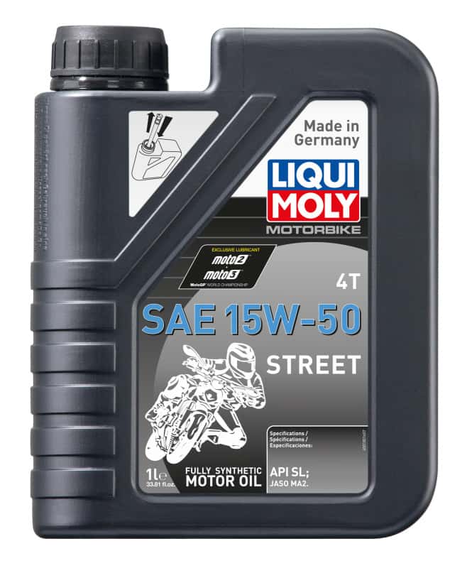 LIQUI MOLY — LIQUI MOLY 1L Motorbike 4T SAE 15W50 Street
lqm20058 - view 2