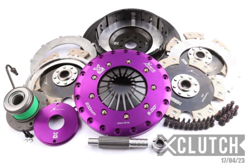 XCLUTCH — XClutch 07-12 Ford Mustang Shelby GT500 5.4L 9in Triple Solid Ceramic Clutch Kit
Clutch Kit - view 1