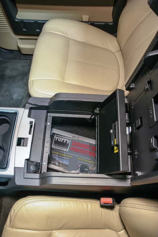 Tuffy Products — Tuffy Console Safe W/ Keyed Lock For Ford F250 & F350 Superduty
Console Safe - view 10