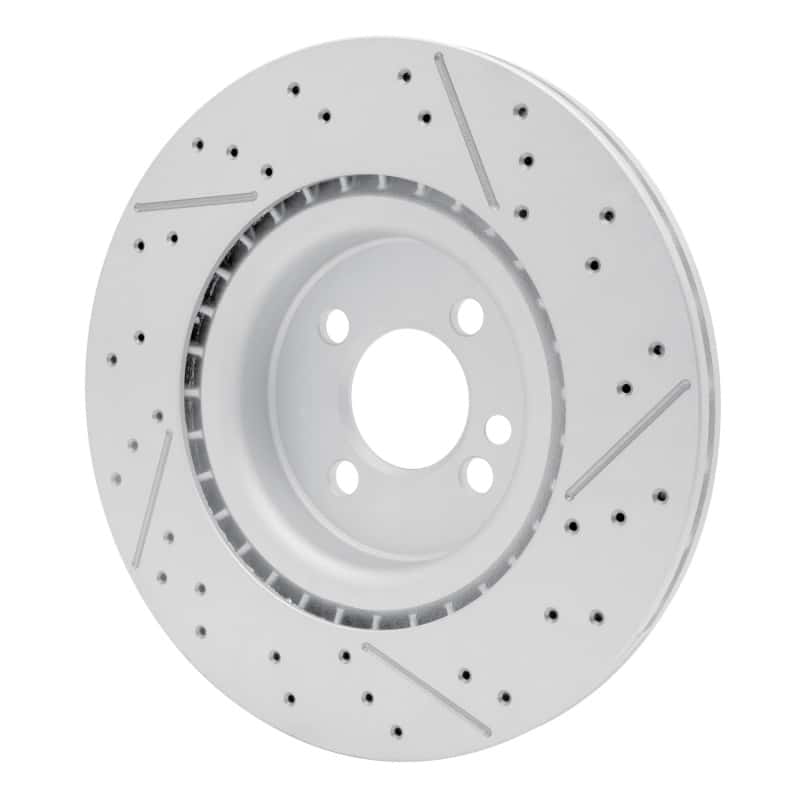 DFC — DFC 09-14 Mini Cooper Clubman Front Drilled GeoSPEC Coated Rotor and Slotted - view 4