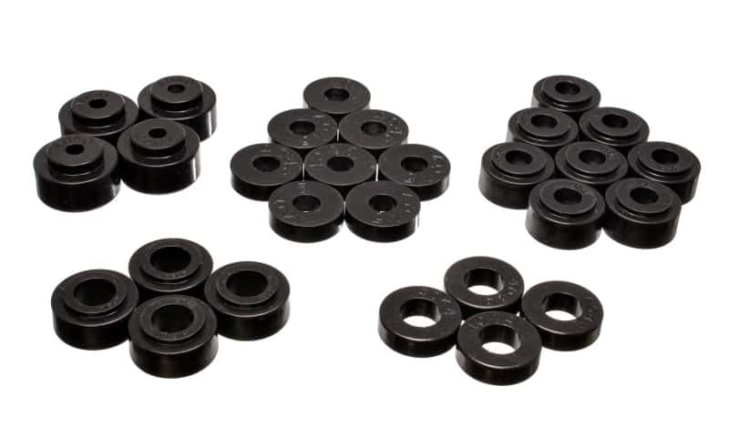 Energy Suspension — Energy Suspension GM Body Mount Set - Black
BodyMntBshKt - view 2