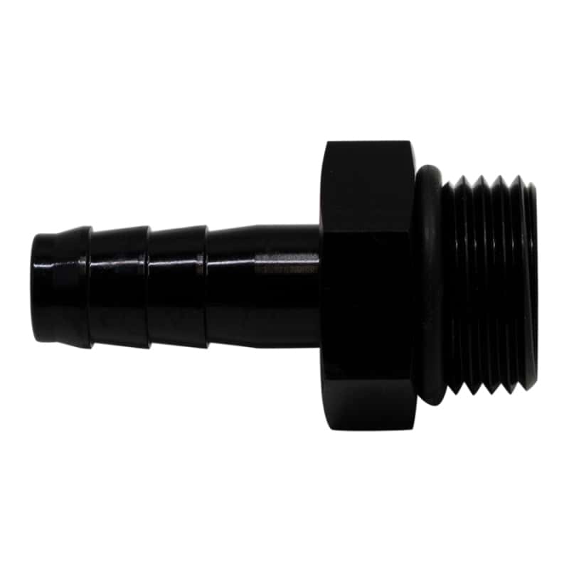 DeatschWerks — DeatschWerks 8AN ORB Male to 3/8in Male Triple Barb Fitting (Incl O-Ring) - Anodized Matte Black
Lines & Fittings - view 1