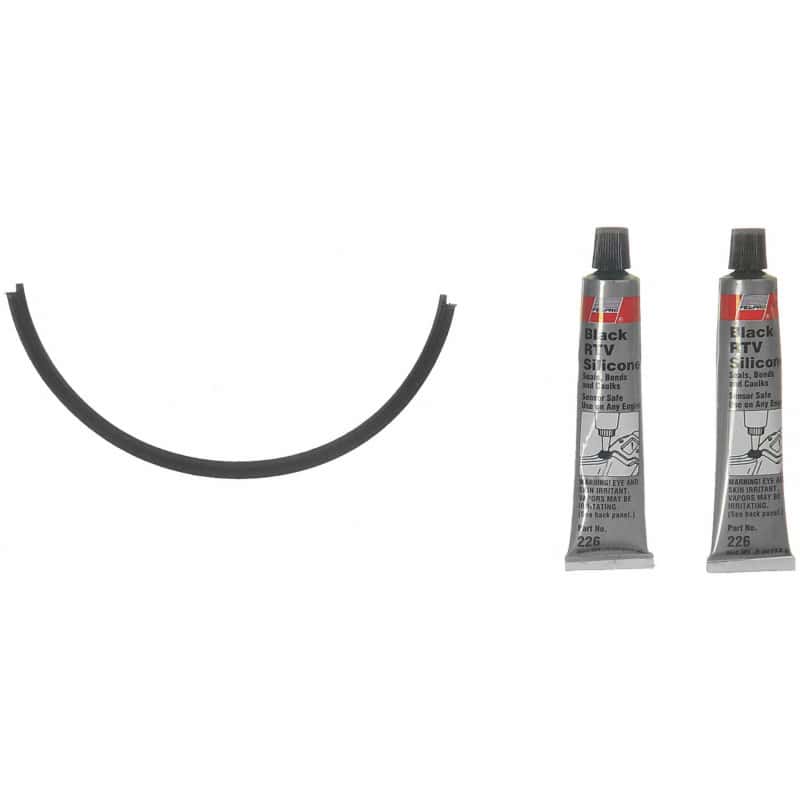 Fel-Pro — Fel-Pro Ford F-150 OS 30625 R Engine Oil Pan Gasket Set RTV Black silicone w/Rubber end seal - view 1