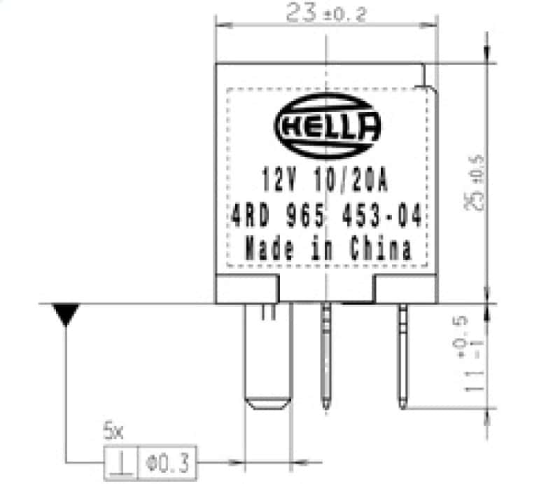 Hella — Hella Relay Micro Iso 5 Pole 12V Spst Res
Multi Purpose Relay - view 10