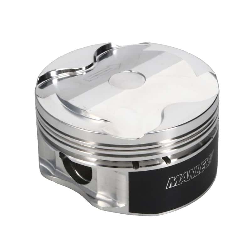 Manley Performance — Manley 2018+ Ford Coyote 5.0L 6.75cc Dish 3.700in Bore 12:1 CR 22mm Pin Platinum Ext Duty Pistons
Piston Set - view 1