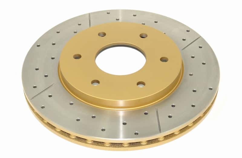 DBA — DBA 04-07 Infiniti QX56 Front Street Series Drilled & Slotted Rotor w/Gold Hat
X Street Series
Brake Rotor - view 1