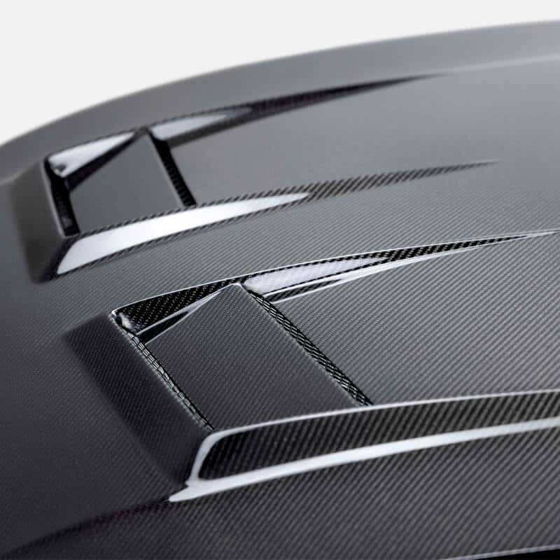 Seibon — Seibon 2022-2023 Volkswagen Golf GTI/R DV-Style Carbon Fiber Hood - view 5