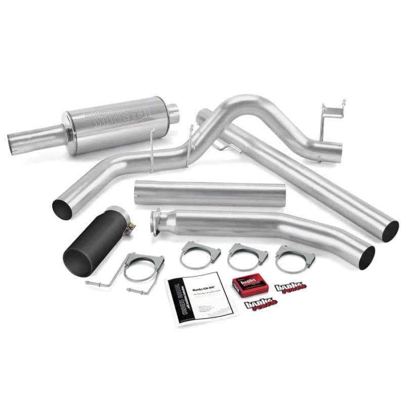 Banks Power — Banks Power 01 Dodge 5.9L Ext Cab Git-Kit - SS Single Exhaust w/ Black Tip
Power/Efficiency Sys - view 2