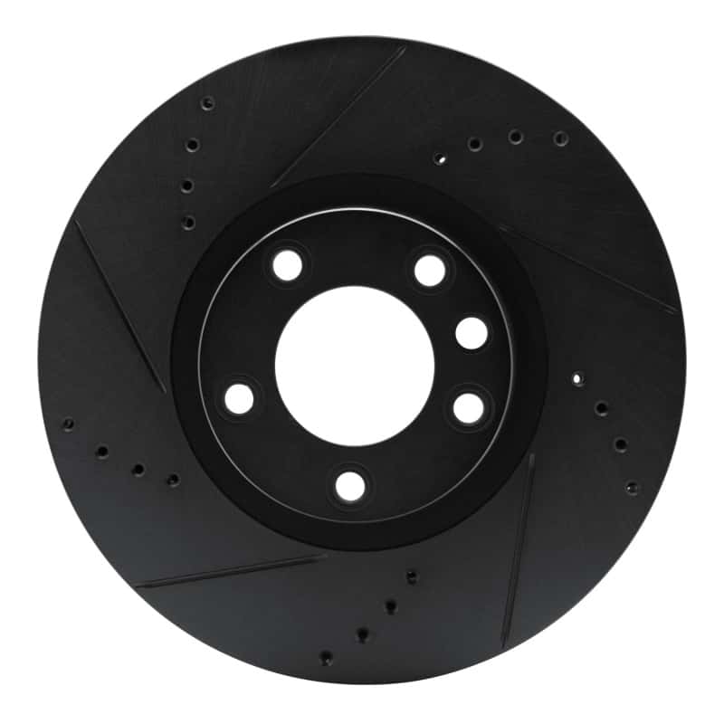 R1 Concepts — R1 11-18 Porsche Cayenne Right Front Drilled & Slotted Black Brake Rotor
R1 Brake Rotor Drill - view 1