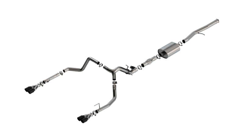 Borla — Borla 2024 Chevy Silverado 1500 6.2L V8 ATAK Catback Exhaust w/ Simulator - Black Chrome
Cat-Back System - view 1
