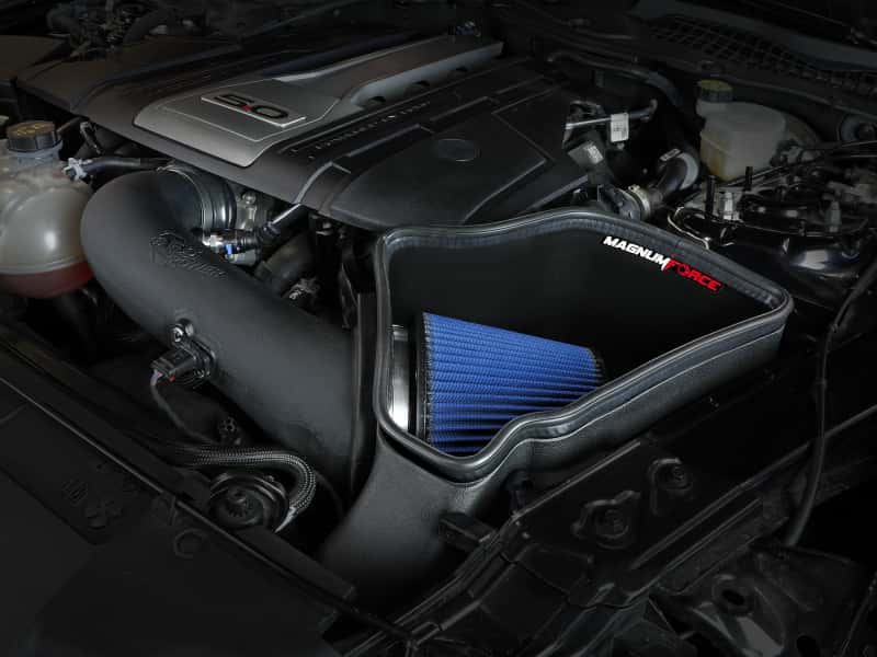 aFe — AFe Magnum FORCE Stage-2 Cold Air Intake System w/Pro Dry S Media 18-19 Ford Mustang
Magnum FORCE Intake - view 8