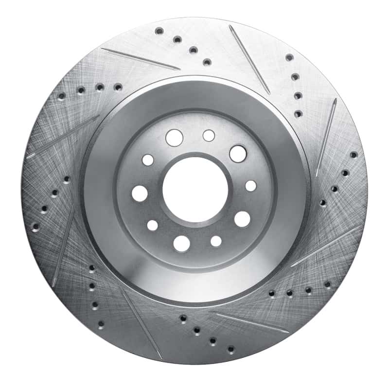 R1 Concepts — R1 17-24 Maserati LeVante Rear Left Drilled & Slotted Silver Brake Rotor
R1 Brake Rotor Drill - view 5