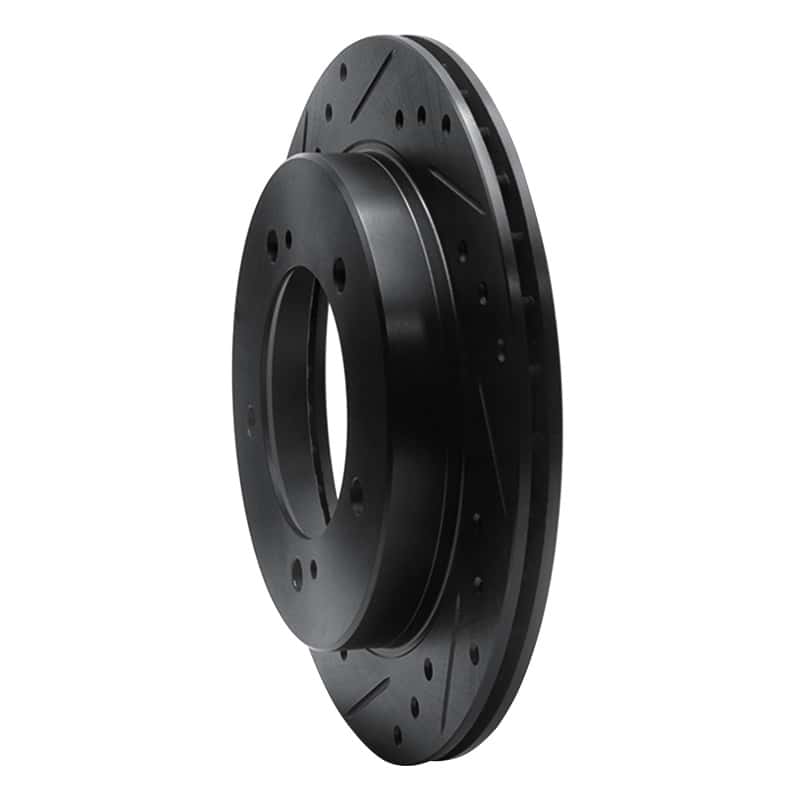 R1 Concepts — R1 91-98 Chevrolet Tracker Front Left Drilled & Slotted Black Brake Rotor
R1 Brake Rotor Drill - view 2