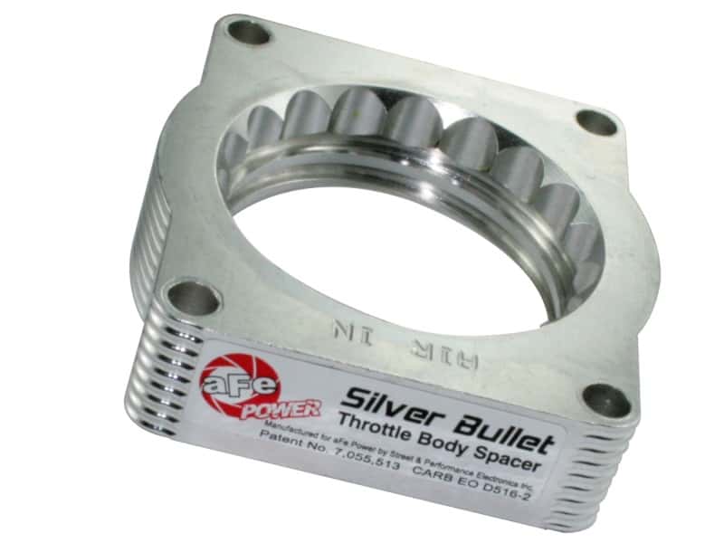 aFe — aFe Silver Bullet Throttle Body Spacers TBS Ford F-150 04-10 V8-5.4L
Throttle Body Spacer
TBdySpacer - view 1