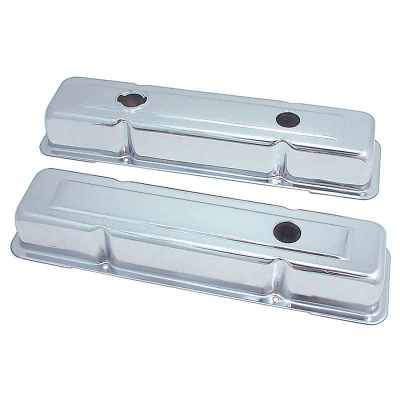 Spectre — Spectre SB Chevy OEM Valve Cover Set - Chrome - view 1
