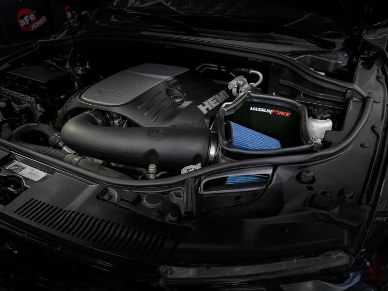 aFe — aFe Magnum FORCE Pro 5R Cold Air Intake System 11-19 Jeep Grand Cherokee (WK2) V8-5.7L
Magnum FORCE Intake - view 9