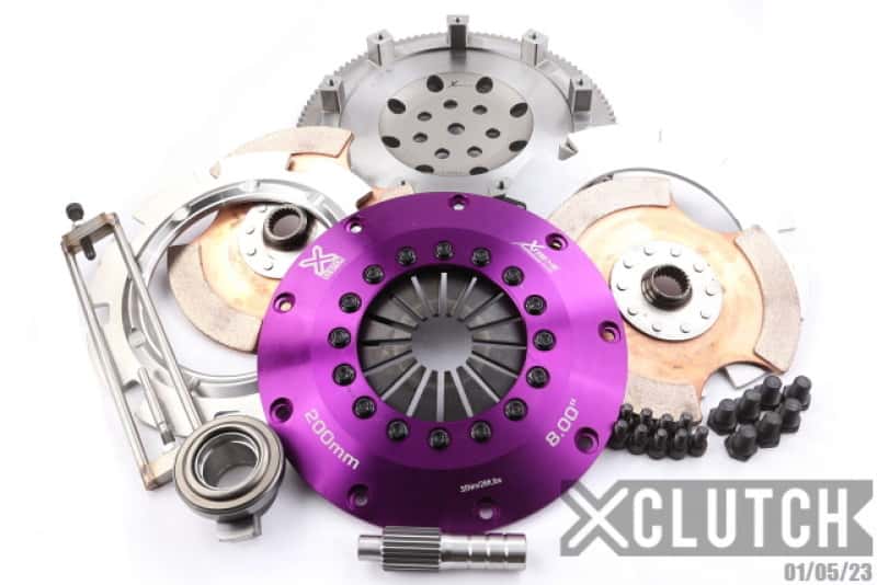 XCLUTCH — XClutch 1997 Mitsubishi Lancer EVO IV 2.0L 8in Twin Solid Ceramic Clutch Kit
Clutch Kit - view 1