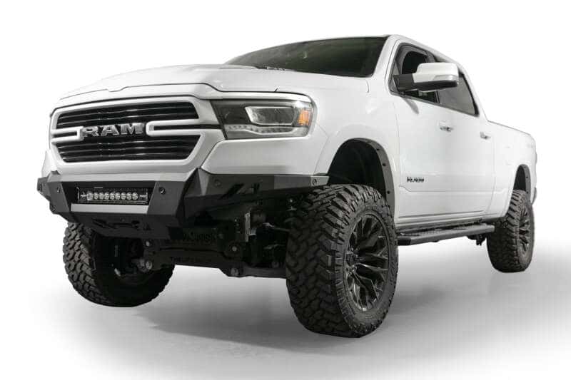 Addictive Desert Designs — Addictive Desert Designs 19-24 RAM 1500 Black Label Front Bumper
Bumper- Front - view 20