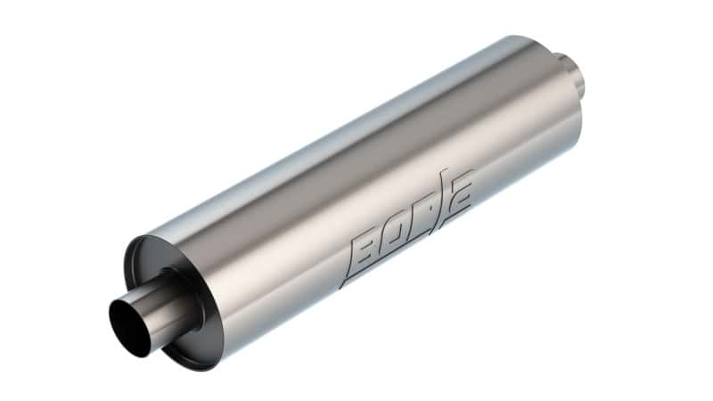Borla — Borla Specialty Muffler 2.75in Center In/Out 6.75in Dia. 24in Body 29in OAL S-Type Un-Notched
Specialty Muffler - view 1