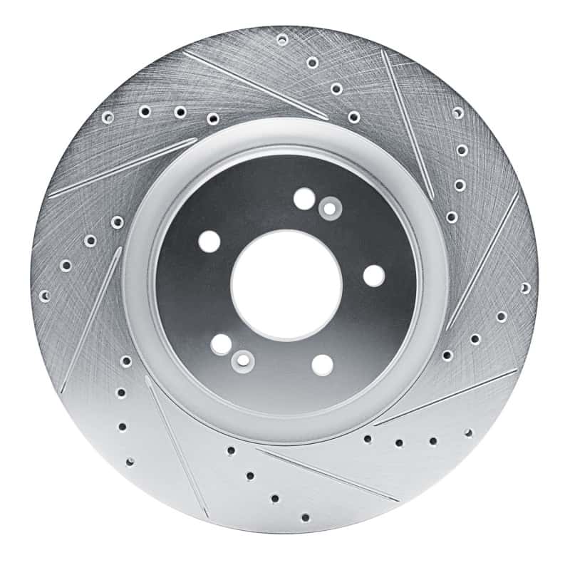 R1 Concepts — R1 21-26 Hyundai SONATA Front Right Drilled & Slotted Silver Brake Rotor
R1 Brake Rotor Drill - view 1