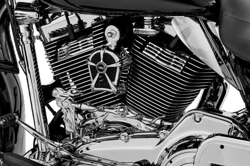 Kuryakyn — Kuryakyn Mach 2 Horn Cover Chrome With Black Mesh - view 2