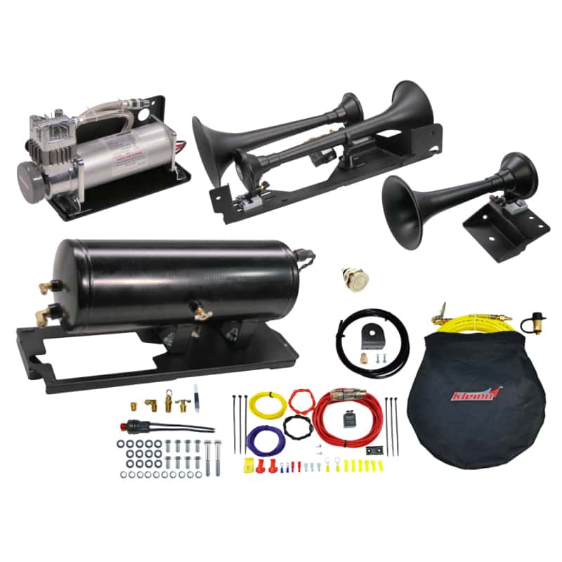 Kleinn Air Horns — Kleinn 13-22 Dodge Ram 2500/ 3500 Onboard Air System w/ Model 730 Horns
Train Horn - view 2